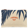 エルメス HERMES フラットポーチ H103581M マリン×コライユ コットン ポーチ シルバー金具 【ジン&レオ】 ニューヨッティング