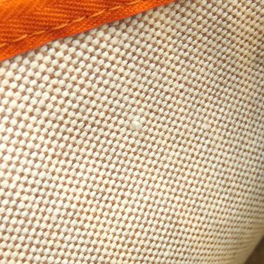 エルメス HERMES フラットポーチ H103581M マリン×コライユ コットン ポーチ シルバー金具 【ジン&レオ】 ニューヨッティング