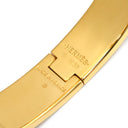 エルメス HERMES クリックH PM グロリア ソリ ブラック×ゴールド GP エナメル ブレスレット 黒 月 星 夜 Hブレス