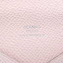 エルメス HERMES カルヴィ モーヴペール ヴォーエプソン カードケース シルバー金具 二つ折り