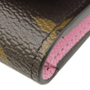 ルイヴィトン LOUIS VUITTON ポルトフォイユ ヴィクトリーヌ M80873 モノグラム モノグラムキャンバス 三つ折り財布 ゴールド金具 ヴィヴィエンヌ 桜