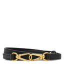 ルイヴィトン LOUIS VUITTON ショルダーストラップ ブラック レザー ショルダーストラップ ゴールド金具 黒 約114cm
