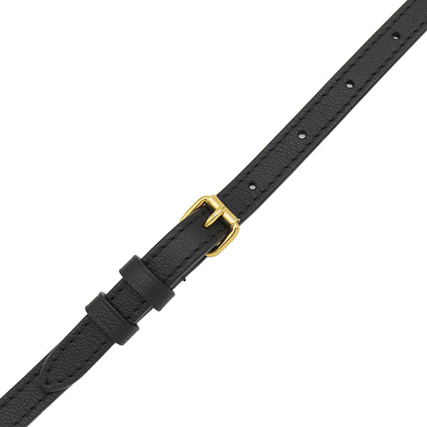 ルイヴィトン LOUIS VUITTON ショルダーストラップ ブラック レザー