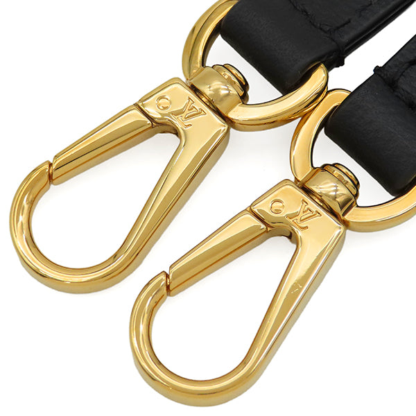 ルイヴィトン LOUIS VUITTON ショルダーストラップ ブラック レザー