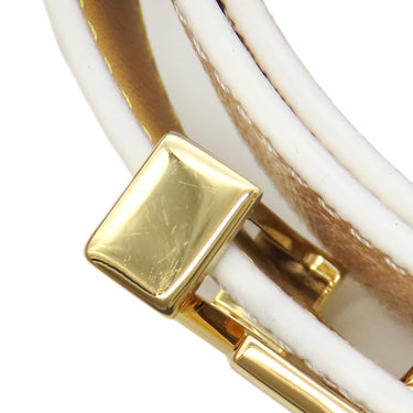 ルイヴィトン LOUIS VUITTON LV イニシャル 85/34 M0364 ベージュ系 モノグラムキャンバス レザー ベルト ゴールド金具 30MM グラデーション