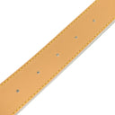 ルイヴィトン LOUIS VUITTON LV イニシャル 85/34 M0364 ベージュ系 モノグラムキャンバス レザー ベルト ゴールド金具 30MM グラデーション