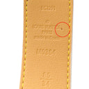 ルイヴィトン LOUIS VUITTON LV イニシャル 85/34 M0364 ベージュ系 モノグラムキャンバス レザー ベルト ゴールド金具 30MM グラデーション