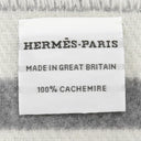 エルメス HERMES カザック ピル オ ファス H259105S グリシネ×アイボリー カシミヤ マフラー 白 バイカラー CASAQUE PILE OU FACE