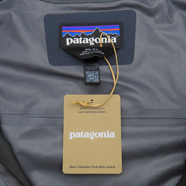 パタゴニア patagonia メンズ ボルダー フォーク レイン ジャケット 85140 SMDB スモルダーブルー ポリエステル 14036 ナイロンジャケット 防水 耐久性撥水