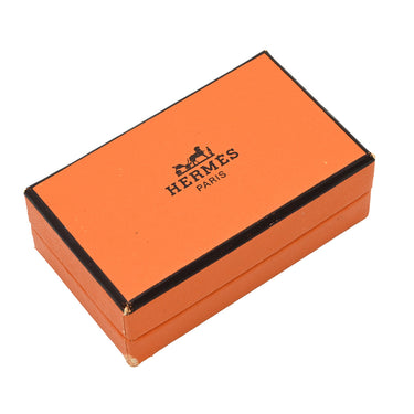 エルメス HERMES エマイユ ネイビーXマルチカラー GP 七宝焼き イヤリング ゴールド金具 紺 黄 七宝 花柄 植物 クリップ