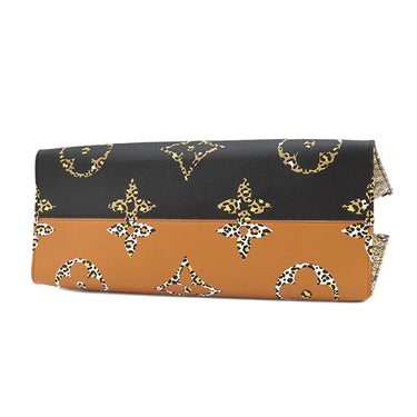 ルイヴィトン LOUIS VUITTON オンザゴーGM M44674 モノグラムジャングル レザー モノグラムジャングル 2WAYバッグ ゴールド金具 黒 レオパード ゼブラ トート ショルダー