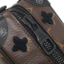 ルイヴィトン LOUIS VUITTON ミニ ソフトトランク M68970 モノグラムタフタ―ジュ モノグラムキャンバス タフタ―ジュ ショルダーバッグ ブラック金具 茶 黒
