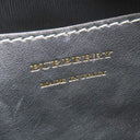 バーバリー BURBERRY 1983チェック リンク ベルトバッグ ベージュ×シルバー キャンバス レザー ウエストバッグ ゴールド金具 ボディバッグ