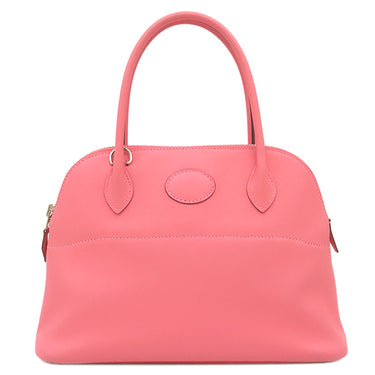 エルメス HERMES ボリード 27 ローズアザレ ヴォースイフト 2WAYバッグ シルバー金具 ハンドバッグ ショルダー