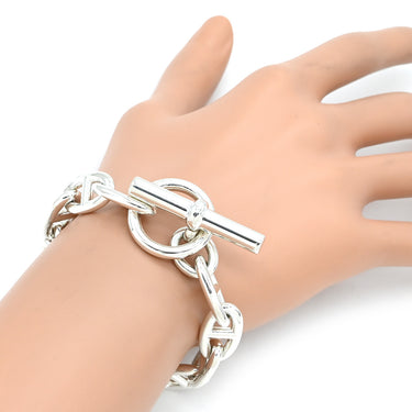 エルメス HERMES シェーヌダンクル GM シルバー シルバー925 ブレスレット 15コマ スターリングシルバー AG925