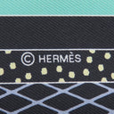 エルメス HERMES ツイリー ブラック×ブルー×ヴェール シルク スカーフ 新品 未使用 【グラン テアトル ヌーヴォ】