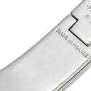 エルメス HERMES クリックHH PM ブラックXシルバー メタル エナメル ブレスレット Hブレス 黒