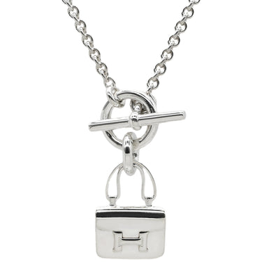 エルメス HERMES アミュレット コンスタンス ペンダント シルバー シルバー925 ネックレス バッグモチーフ AG925
