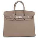 エルメス HERMES バーキン 25 エトゥープ トゴ ハンドバッグ シルバー金具 新品 未使用 グレージュ 2025年製