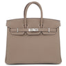エルメス HERMES バーキン 25 エトゥープ トゴ ハンドバッグ シルバー金具 新品 未使用 グレージュ 2025年製
