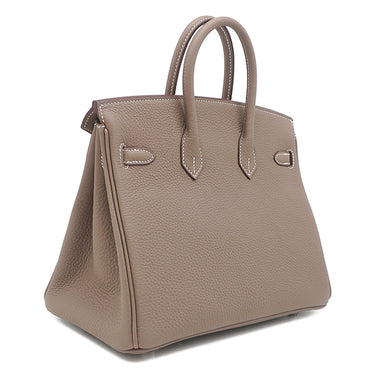 エルメス HERMES バーキン 25 エトゥープ トゴ ハンドバッグ シルバー金具 新品 未使用 グレージュ 2025年製