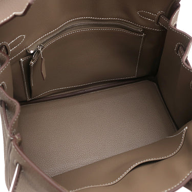 エルメス HERMES バーキン 25 エトゥープ トゴ ハンドバッグ シルバー金具 新品 未使用 グレージュ 2025年製