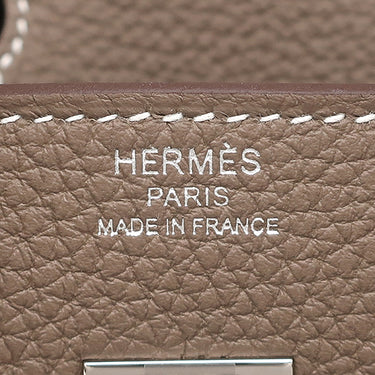 エルメス HERMES バーキン 25 エトゥープ トゴ ハンドバッグ シルバー金具 新品 未使用 グレージュ 2025年製