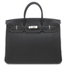 エルメス HERMES バーキン40 ブラック トゴ ハンドバッグ マットシルバー金具 【PO品】 ライン 新品 未使用 2025年製