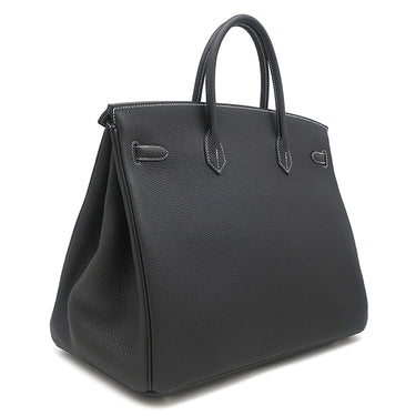 エルメス HERMES バーキン40 ブラック トゴ ハンドバッグ マットシルバー金具 【PO品】 ライン 新品 未使用 2025年製
