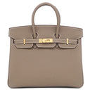 エルメス HERMES バーキン 25 エトゥープ トゴ ハンドバッグ マットゴールド金具 新品 未使用 グレージュ 2025年製