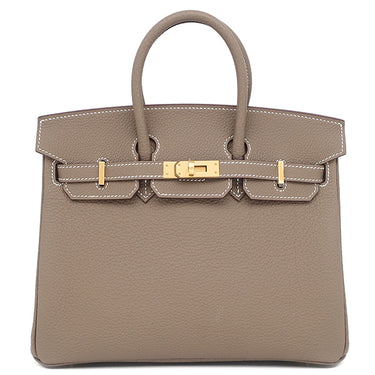 エルメス HERMES バーキン 25 エトゥープ トゴ ハンドバッグ マットゴールド金具 新品 未使用 グレージュ 2025年製