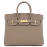 エルメス HERMES バーキン 25 エトゥープ トゴ ハンドバッグ マットゴールド金具 新品 未使用 グレージュ 2025年製