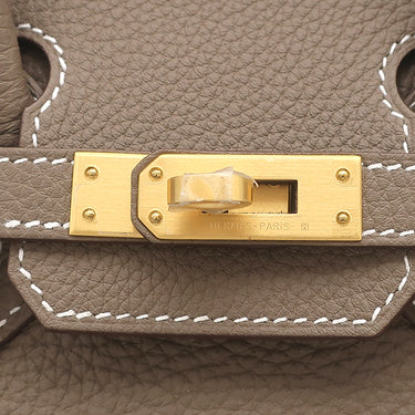 エルメス HERMES バーキン 25 エトゥープ トゴ ハンドバッグ マットゴールド金具 新品 未使用 グレージュ 2025年製
