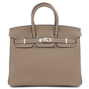 エルメス HERMES バーキン 25 エトゥープ トゴ ハンドバッグ シルバー金具 新品 未使用 グレージュ 2025年製