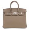 エルメス HERMES バーキン 25 エトゥープ トゴ ハンドバッグ シルバー金具 新品 未使用 グレージュ 2025年製