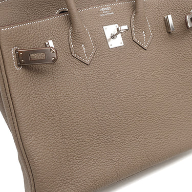 エルメス HERMES バーキン 25 エトゥープ トゴ ハンドバッグ シルバー金具 新品 未使用 グレージュ 2025年製