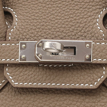 エルメス HERMES バーキン 25 エトゥープ トゴ ハンドバッグ シルバー金具 新品 未使用 グレージュ 2025年製