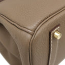 エルメス HERMES バーキン35 エトゥープ トゴ ハンドバッグ ゴールド金具 グレージュ