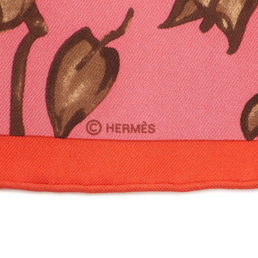 エルメス HERMES カレ45 ガヴロッシュ ピンク×マルチカラー シルク スカーフ 【Les Tigreaux/レ ティグロー】