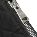 プラダ PRADA キルティング ショルダー 1BH026 NERO ナイロン レザー 2WAYバッグ シルバー金具 黒 三角ロゴプレート TESUTO IMPUNTU