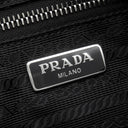 プラダ PRADA キルティング ショルダー 1BH026 NERO ナイロン レザー 2WAYバッグ シルバー金具 黒 三角ロゴプレート TESUTO IMPUNTU