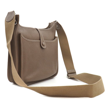 エルメス HERMES エヴリン3 PM エトゥープ トリヨンクレマンス ショルダーバッグ シルバー金具 グレージュ