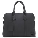 ルイヴィトン LOUIS VUITTON テイクオフ ブリーフケース M59159 ブラック グレインカーフレザー 2WAYバッグ マットブラック金具 ビジネスバッグ 肩掛け 黒