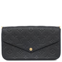 ルイヴィトン LOUIS VUITTON ポシェット フェリシー M64064 ブラック モノグラムアンプラント チェーンウォレット ゴールド金具 ショルダー