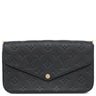 ルイヴィトン LOUIS VUITTON ポシェット フェリシー M64064 ブラック モノグラムアンプラント チェーンウォレット ゴールド金具 ショルダー