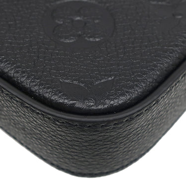 ルイヴィトン LOUIS VUITTON ポシェット フェリシー M64064 ブラック モノグラムアンプラント チェーンウォレット ゴールド金具 ショルダー
