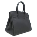エルメス HERMES バーキン30 ブラック トゴ ハンドバッグ シルバー金具 黒
