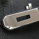 エルメス HERMES バーキン30 ブラック トゴ ハンドバッグ シルバー金具 黒