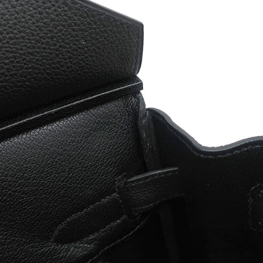エルメス HERMES バーキン30 ブラック トゴ ハンドバッグ シルバー金具 黒