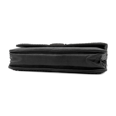 シャネル CHANEL ボーイシャネル ミニ チェーンショルダー ブラック キャビアスキン ショルダーバッグ シルバー金具 黒